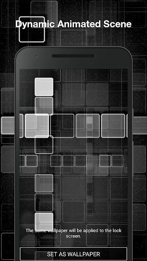 Black and White Live Wallpaper Screenshot 1