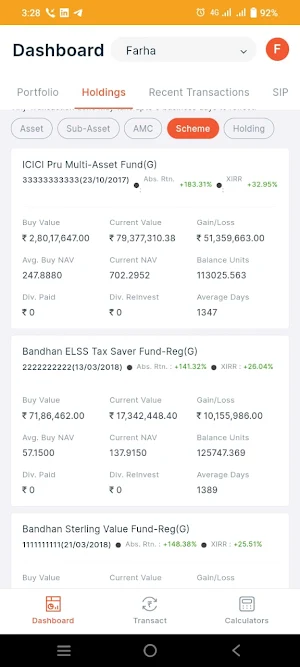 NS Investments Screenshot 1