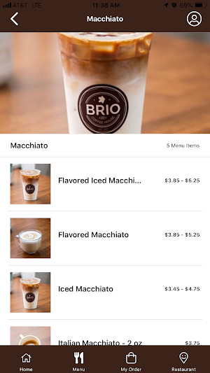 Brio Coffeehouse Screenshot 2