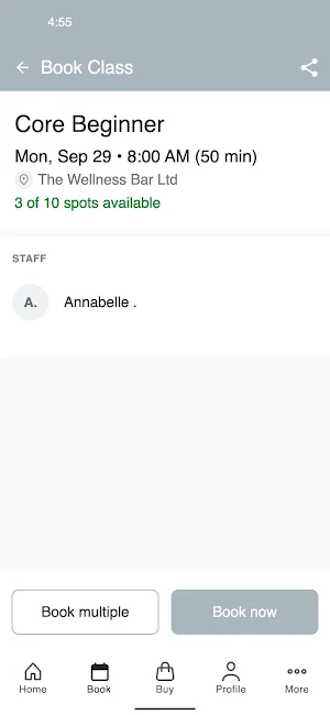 The Wellness Bar Pilates Screenshot 2