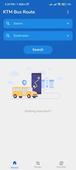 KTM Bus Route Screenshot 1