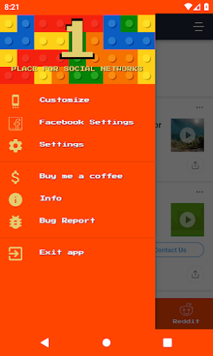 1Place: one app for social net Screenshot 3