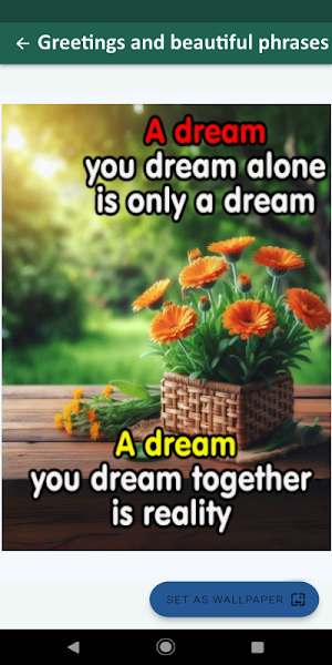 Greetings & beautiful phrases Screenshot 0