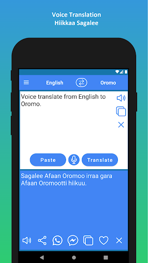 English to Oromo Translator Screenshot 3