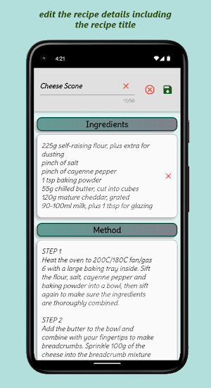 My Recipes Screenshot 3