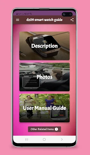 dz09 smart watch guide Screenshot 0