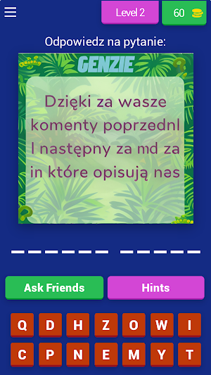 Genzie Store: Test Wiedzy Quiz Screenshot 2