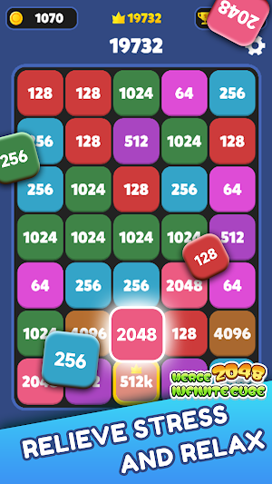 Merge 2048 Infinite Cube Screenshot 1