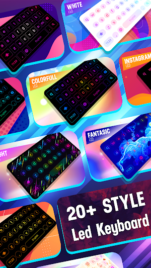 Neon LED Keyboard Screenshot 0
