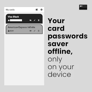 PASSCARD: Card password saver Screenshot 0
