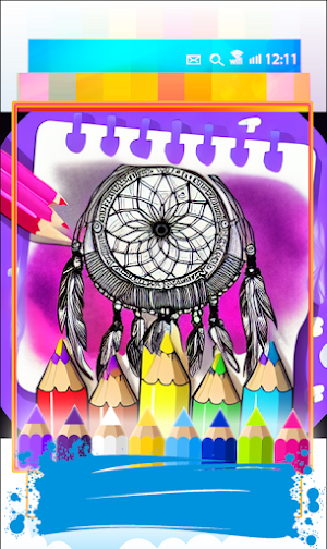 Dream catcher coloring book Screenshot 1