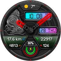 Hybrid NERDAN Sport Watch face