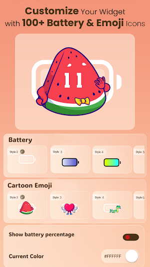 Emoji Battery Widget Screenshot 2