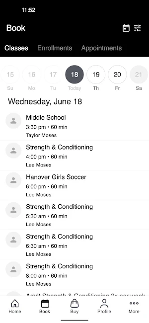 Moses Fitness Screenshot 1