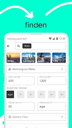 ImmoScout24 Austria · Apartments, Houses & Offices Screenshot 2