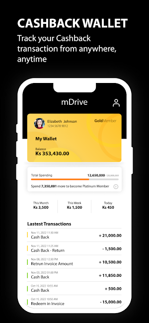 mDrive Wallet Screenshot 0