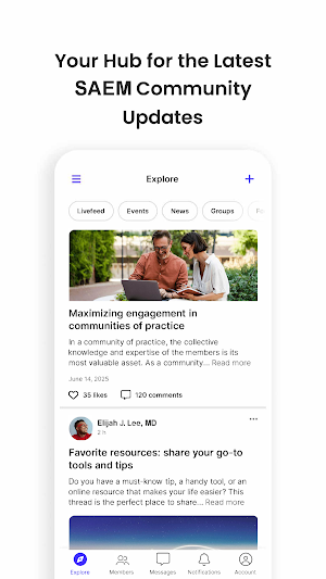 SAEM ConnectED Screenshot 1