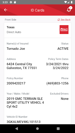 Direct Auto Insurance Screenshot 3