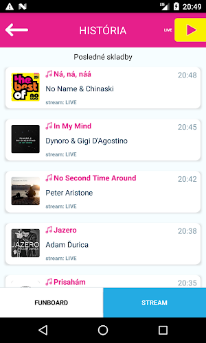 Fun rádio Slovensko Screenshot 2