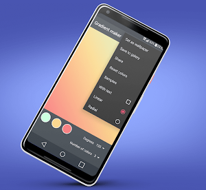 Gradient maker - create gradient wallpapers Screenshot 1