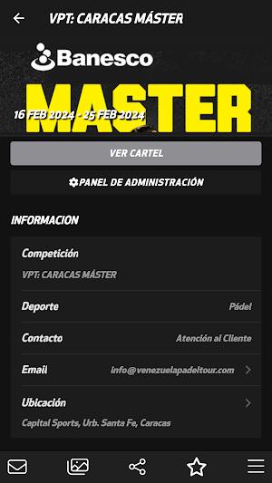 Venezuela Padel Tour Screenshot 1