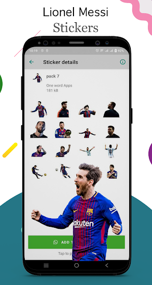 Lionel Messi Stickers for WA Screenshot 3