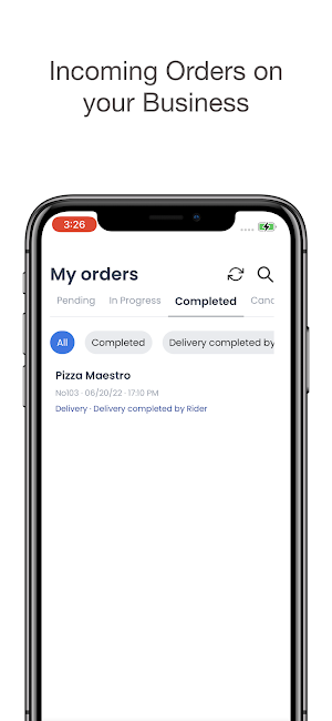 Order receiver: Nordic Venture Screenshot 1