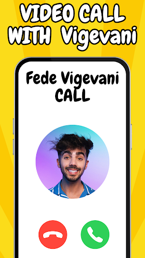 Fede Vigevani Fake video Call Screenshot 0