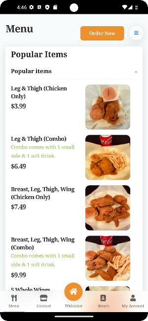 Louisiana Famous Fried Chicken Screenshot 2