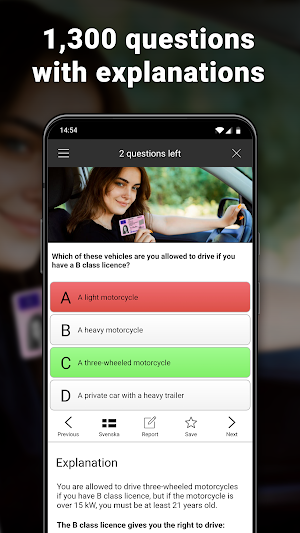 iKörkort Screenshot 2