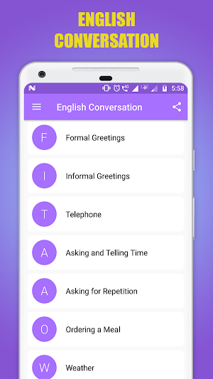English Conversation Screenshot 0