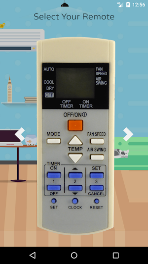 Remote Control For Panasonic Air Conditioner Screenshot 0