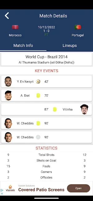Football live scores Screenshot 2