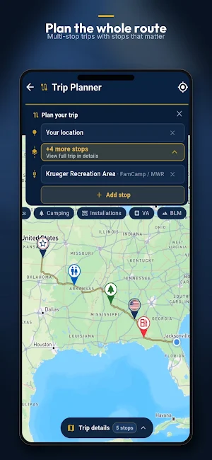 VetCamps: Famcamp & RV Camping Screenshot 1