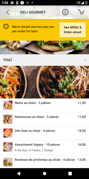 Déli Gourmet Screenshot 2