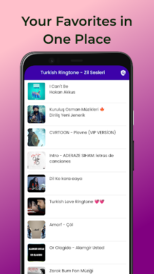 Turkish Ringtone - Zil Sesleri Screenshot 0