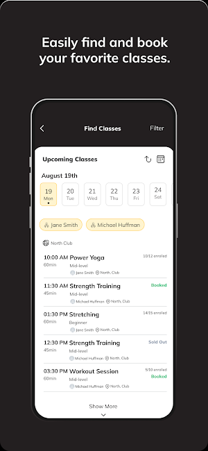Push Fitness Club Screenshot 3