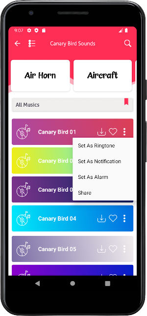 Canary Bird Sounds Screenshot 3