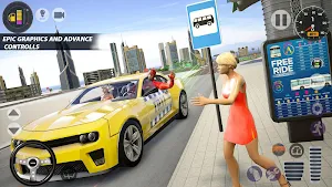 Superhero Taxi Car Driving Simulator - Taxi Games Screenshot 0