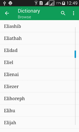 Bible Names and Meaning Screenshot 0