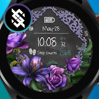 BFF56- Blackboard Art Flower
