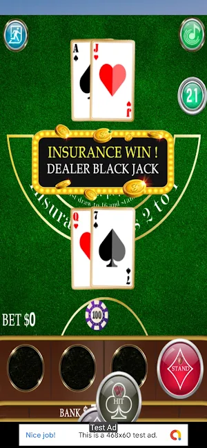Black Jack 21 Screenshot 0