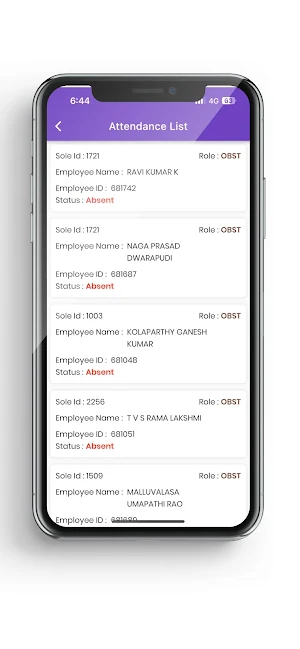 Ur Attendances Screenshot 2