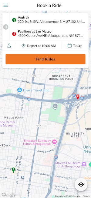 ABQ RIDE GO Screenshot 2