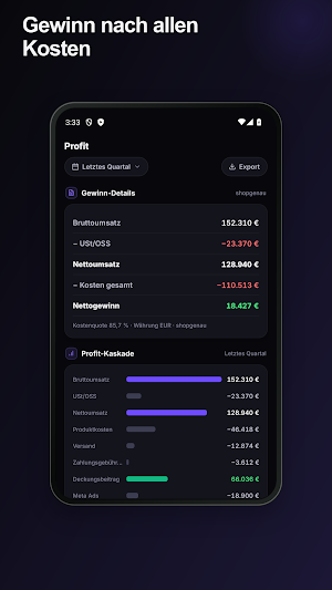 NorthProfit: Gewinn & DATEV Screenshot 1