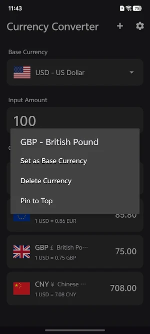 Currency Converter Screenshot 3
