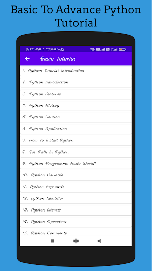 Python Point : Learn Python Programming Offline Screenshot 1