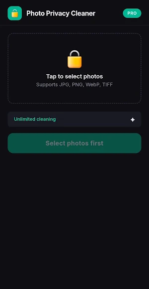 Photo Privacy Data Cleaner Screenshot 0