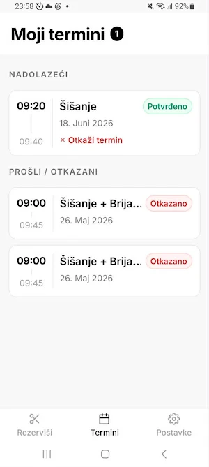 Fišek Barbershop Screenshot 2