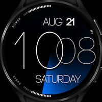 ZION Blue - digital watch face
